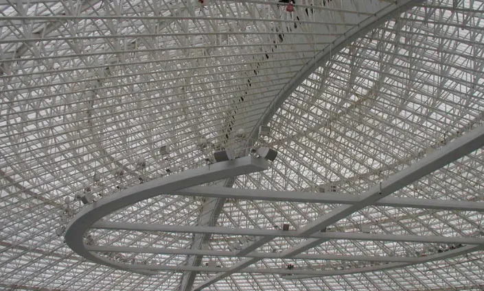 广汉风雨操场网架